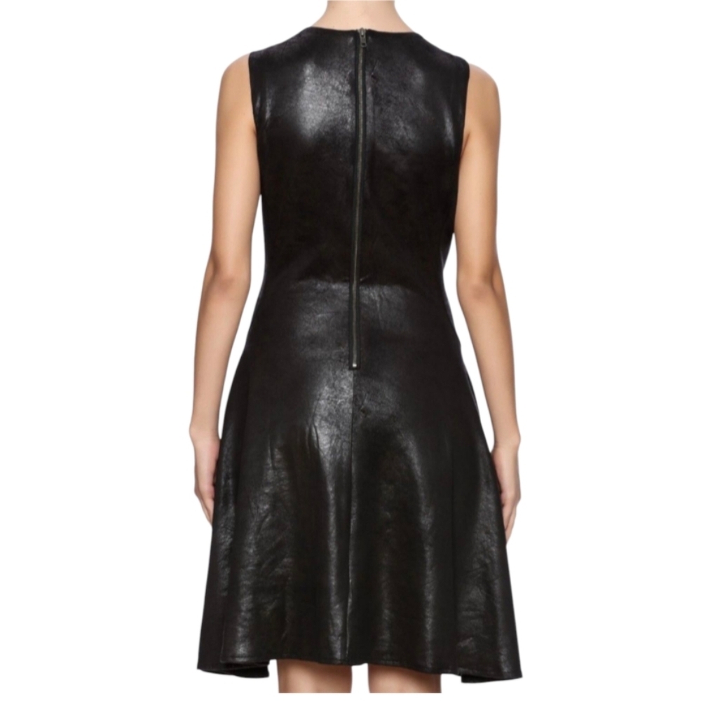 NU Denmark Sleeveless Black Fit & Flowy Circle Skirt Dress Women Size Small - Picture 5 of 16